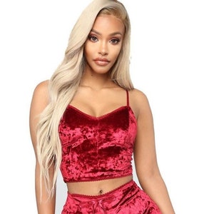 Cheeky Velvet PJ Set / Vêtements de nuit