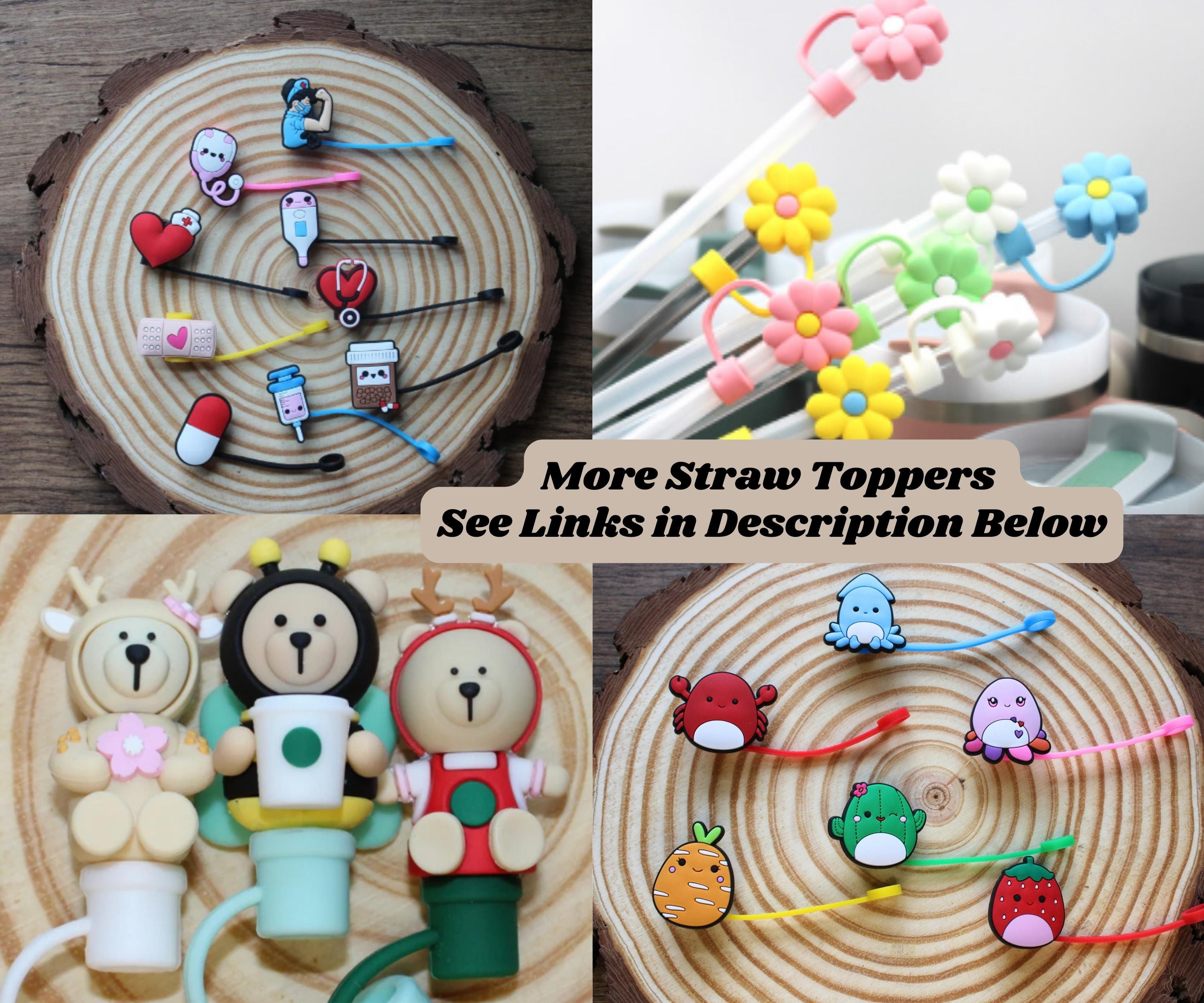 Cute Straw Toppers and Straw – Kailo Chic