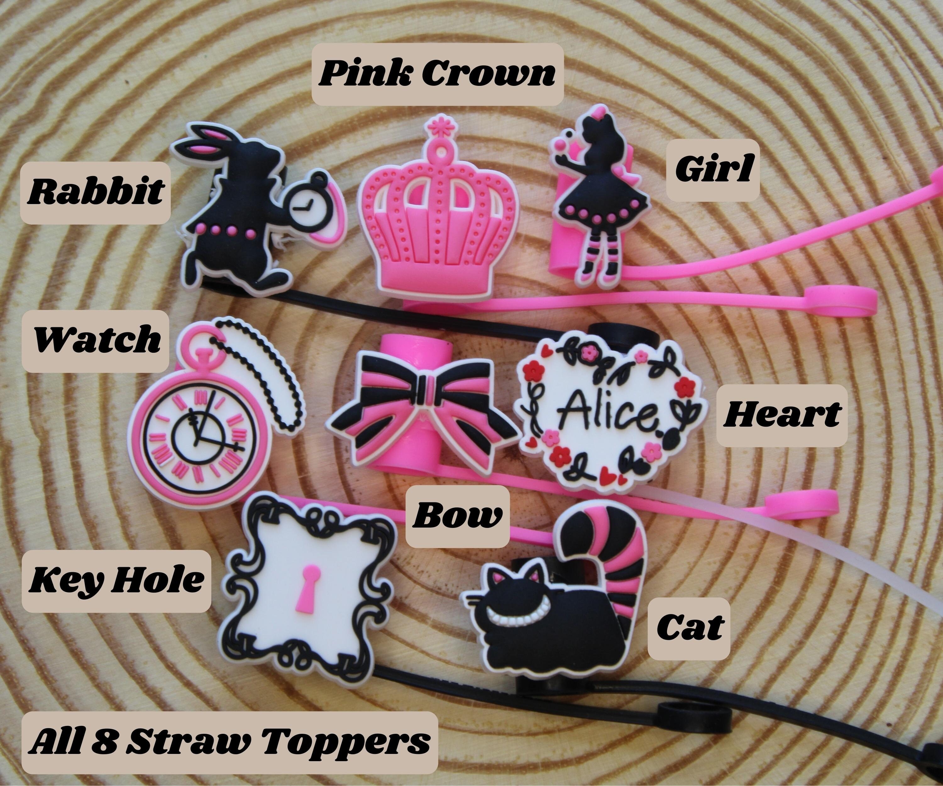Witch Cat 10mm Straw Topper 