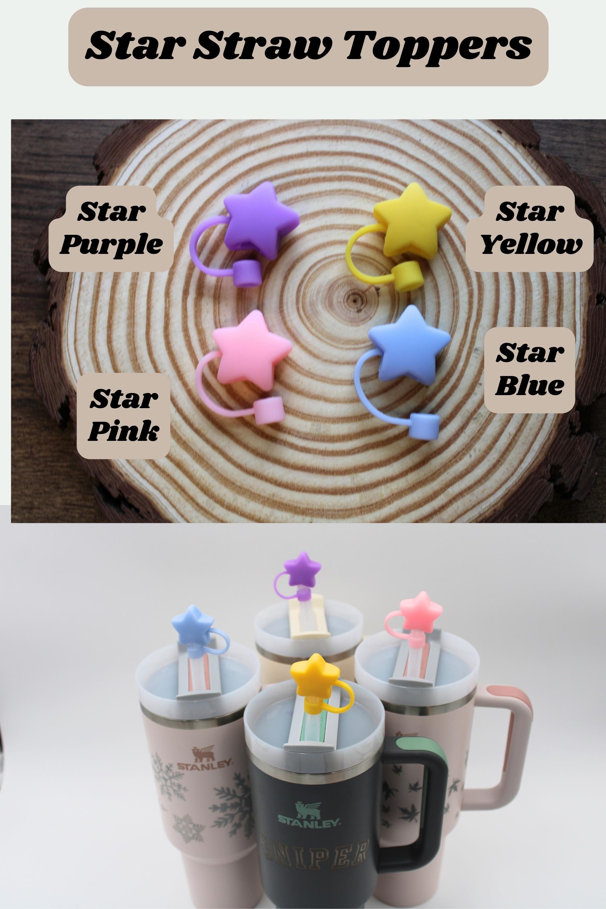 Rainbow, Shooting Star and Cloud Straw Toppers set of 3 for Tumbler, Straw  Cup – Starbucks Accessories – Ann Ann Starbucks