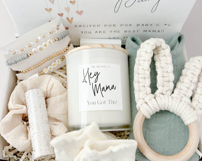 New Mom Pregnancy Gift Box, Mom and Baby Gift Box, New Mom Gift, Baby