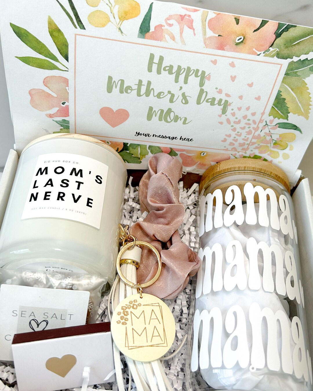 Gift Box for Mom, Funny Gift for Mom, Candle Gift Box for Mom, Care