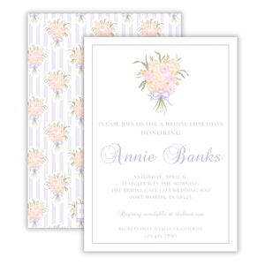 Convite nupcial do chá de panela da aguarela de <br> Entrega Rápida? Chá de panela Grandmillennial | Almoço Nupcial | Chá de panela floral | Brunch nupcial | Imprimível