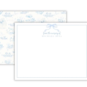 Aquarel gepersonaliseerde babyposter | Grandmillennial jongen briefpapier | Van de kinderverzorgster | Baby toilettas | Afdrukbaar briefpapier
