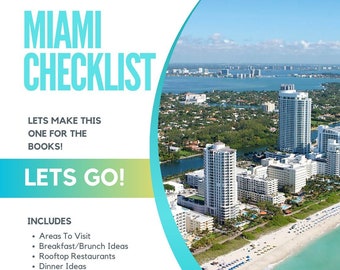 Digital Miami Travel Itinerary