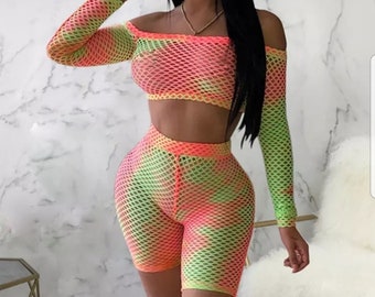 Pool Day Neon 2 Piece Set