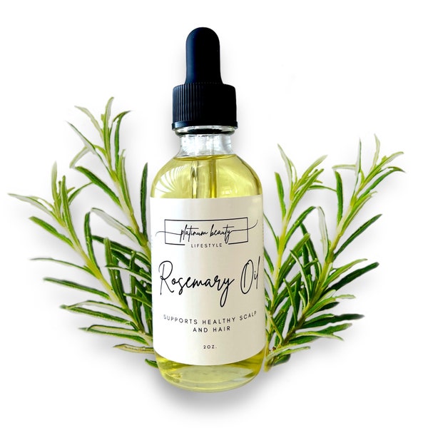 RosemaryScalp Growth Oil - Rosemary, Lavender, Rosehip oil, Avocado oil, Apricot oil, Castor oil, Jojoba Oil, ect - Packed With all 10 Oils!