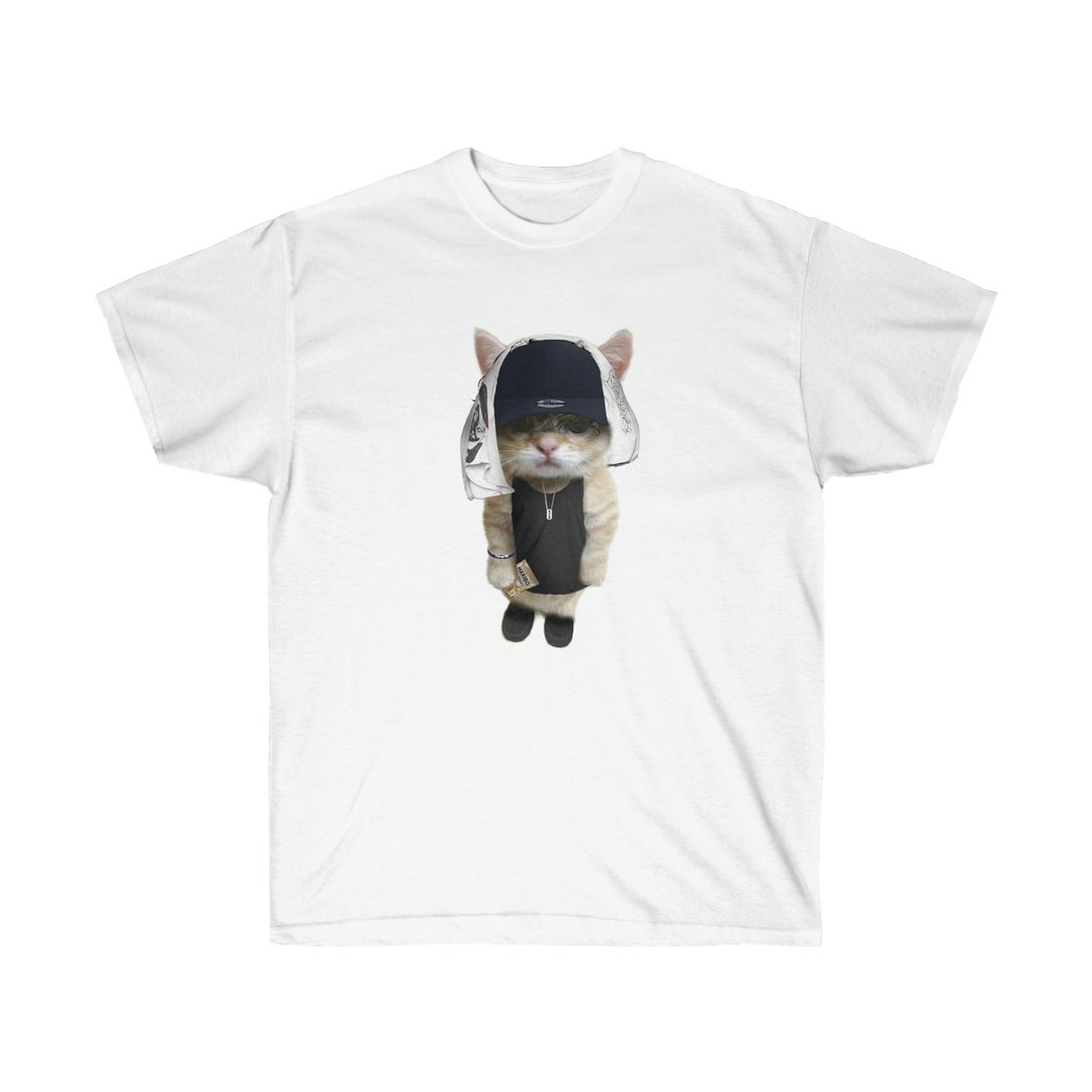 Bladee Cat T Shirt Drain Gang Cat Shirt Funny Bladee Shirt Etsy