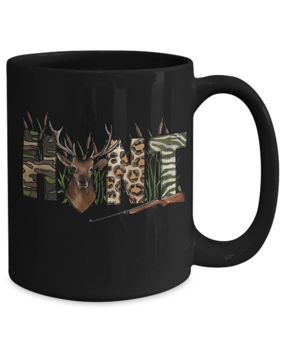 It's Hunting Season, Deer Hunting Mug, Hunting and Fishing Gifts for Men,  Hunting is My Therapy, Deer Hunter Gift, Hunt Mug, Hunting Gifts 