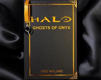 CUSTOM Halo Ghosts of Onyx Hardcover Book Rebind, Special edition book