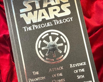 CUSTOM Star Wars The Prequel Trilogy Hardcover Book Rebind