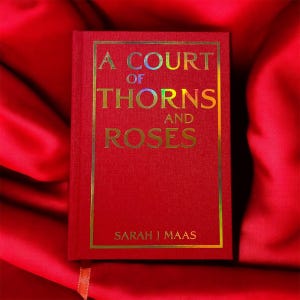 A Court of Thorns and Roses, ACOTAR custom hardcover book rebind, Special edition book