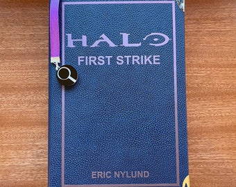 CUSTOM Halo First Strike Hardcover Book Rebind, Special Edition Book