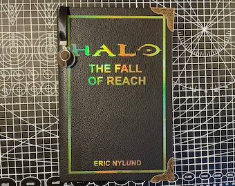 Custom hardcover Halo Fall of Reach book rebind