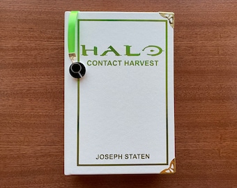 CUSTOM Halo Contact Harvest Hardcover Book Rebind, Special Edition Book