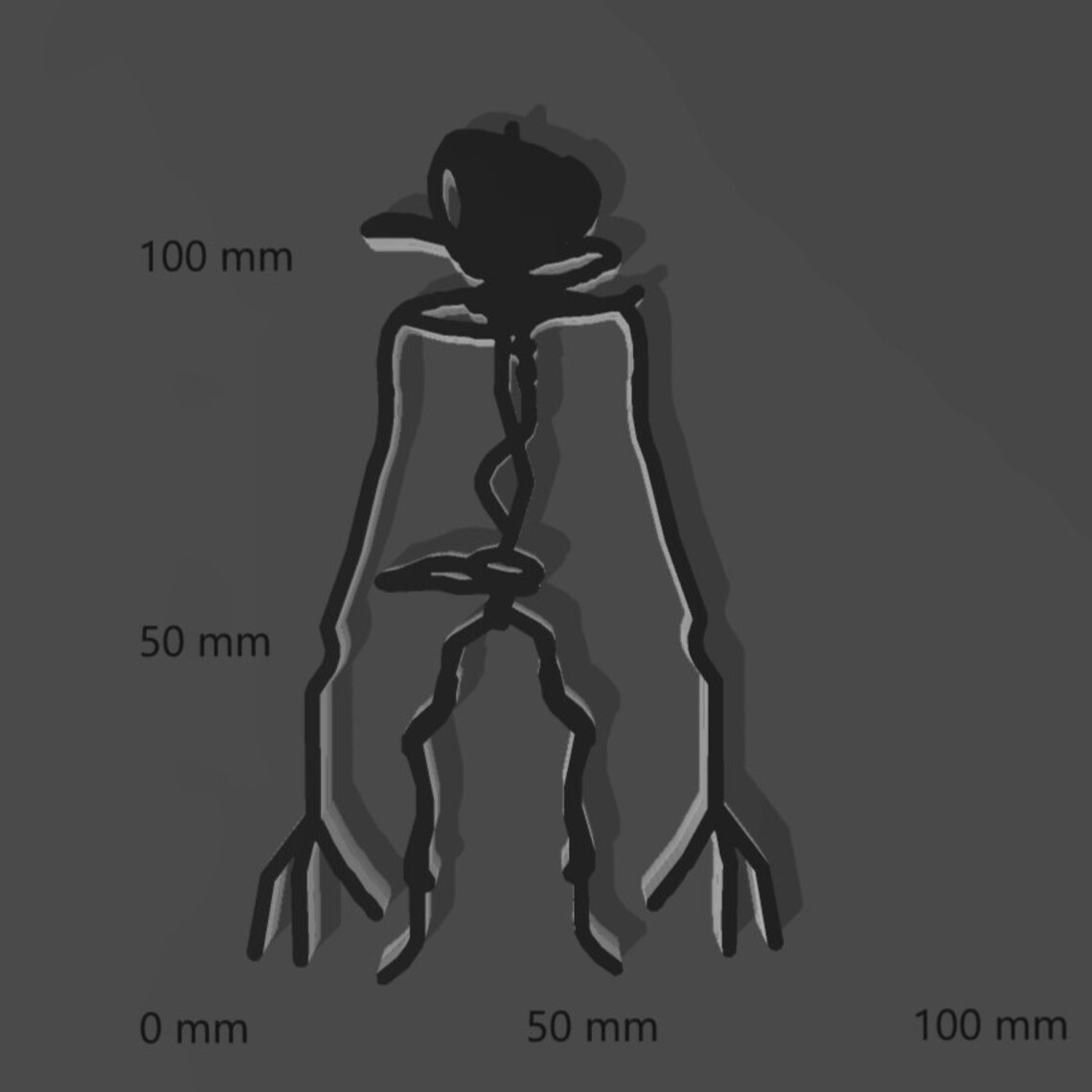 ENTITY 01 - 3D Model Backrooms Inspired Bacteria for 3d Printing/ Laser ...