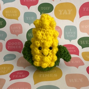 Crochet Corn, Corn, Corn Gift, Corn on the Cob, Corn Crochet