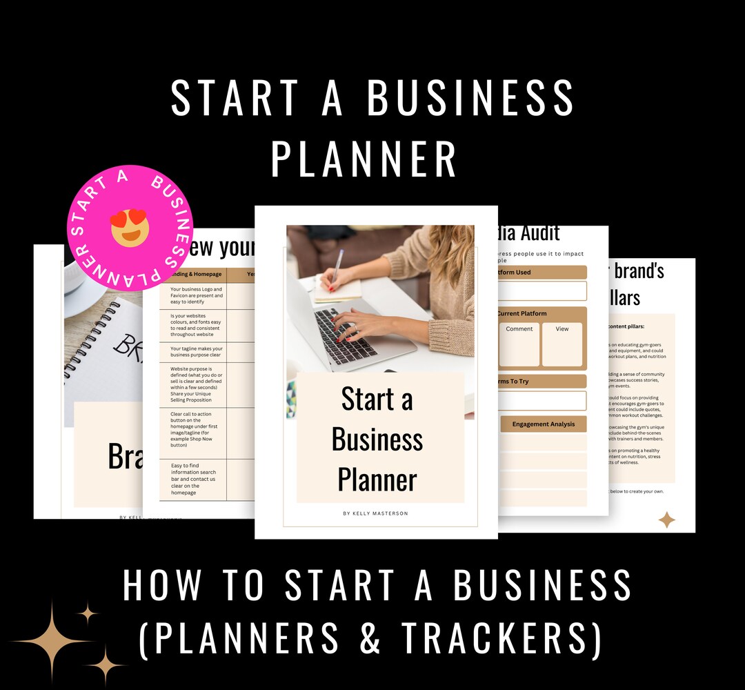 Start a Business Planner Printable Business Planner How to Start a ...