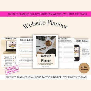 Planejador de site, lista de verificação de site, planejamento de site, guia de site, plano de site para o sucesso, construção de uma lista de verificação de site, plano de site