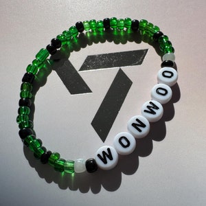 SEVENTEEN Personalized Bias Beaded Bracelet