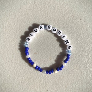 TXT Blue Spring Beaded Bracelet [TOMORROW X TOGETHER]