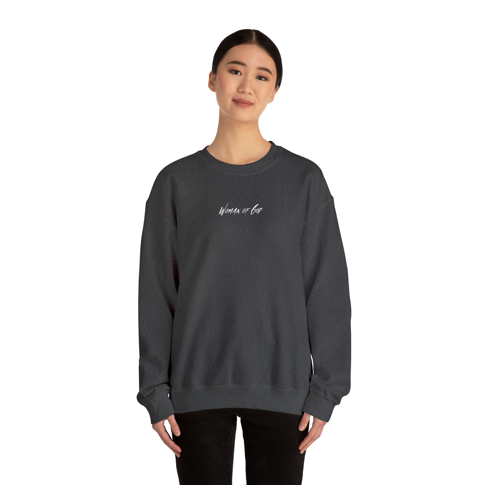 Christian Woman Sweater Woman of God Sweatshirt Simple God jesus Top Christian Gift Faith Sweater Gift for Her Christian Base Apparel Etsy UK