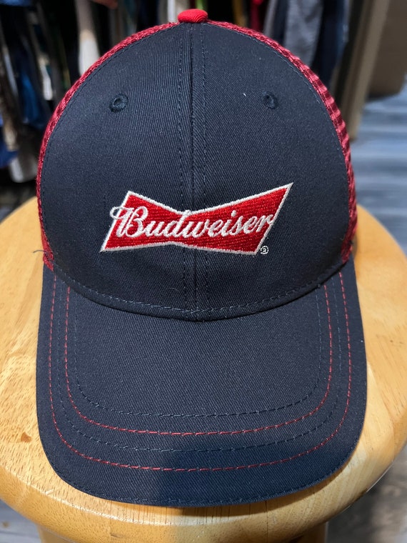 Budweiser Logo Patch Trucker Hat - image 1