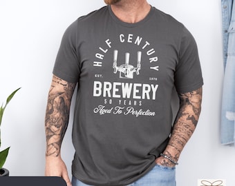 50th Birthday T-Shirt, Vintage 1976 Beer Lover Tee