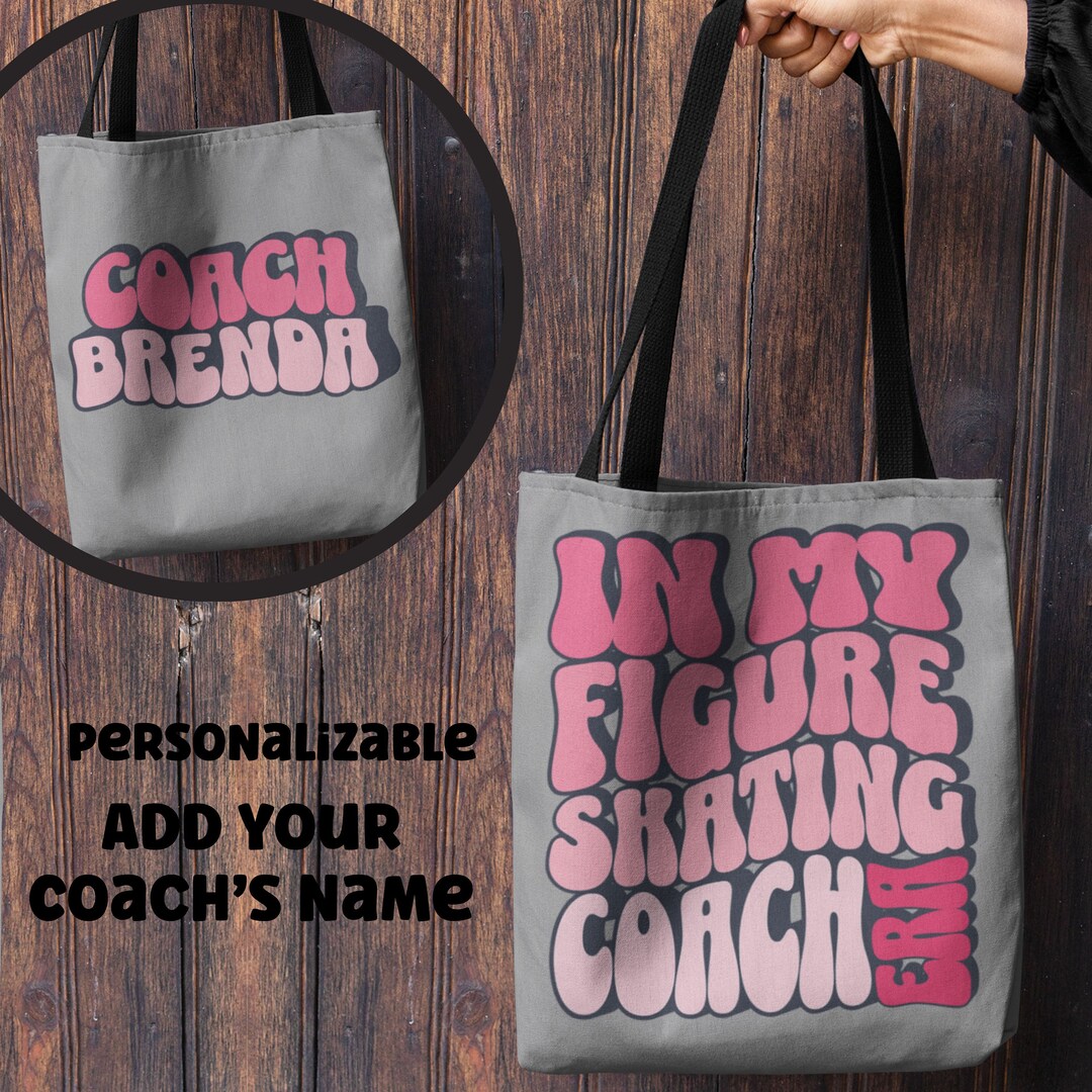 Figure Skating Coach Bag Ice Skating Coach Tote Bag Figure Etsy