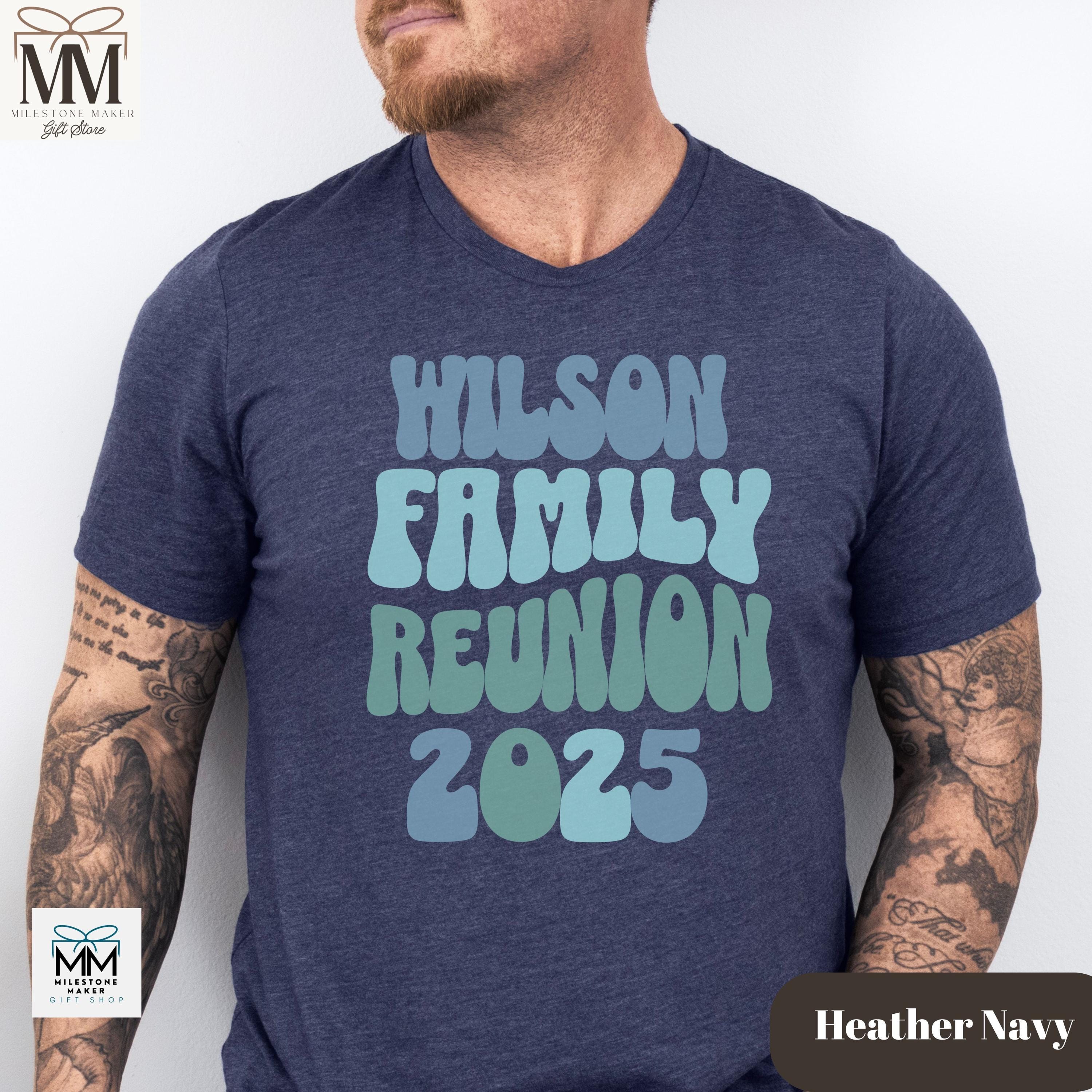 Family Reunion T-shirt, Personalized Matching Family Shirt, 2025 Family ...