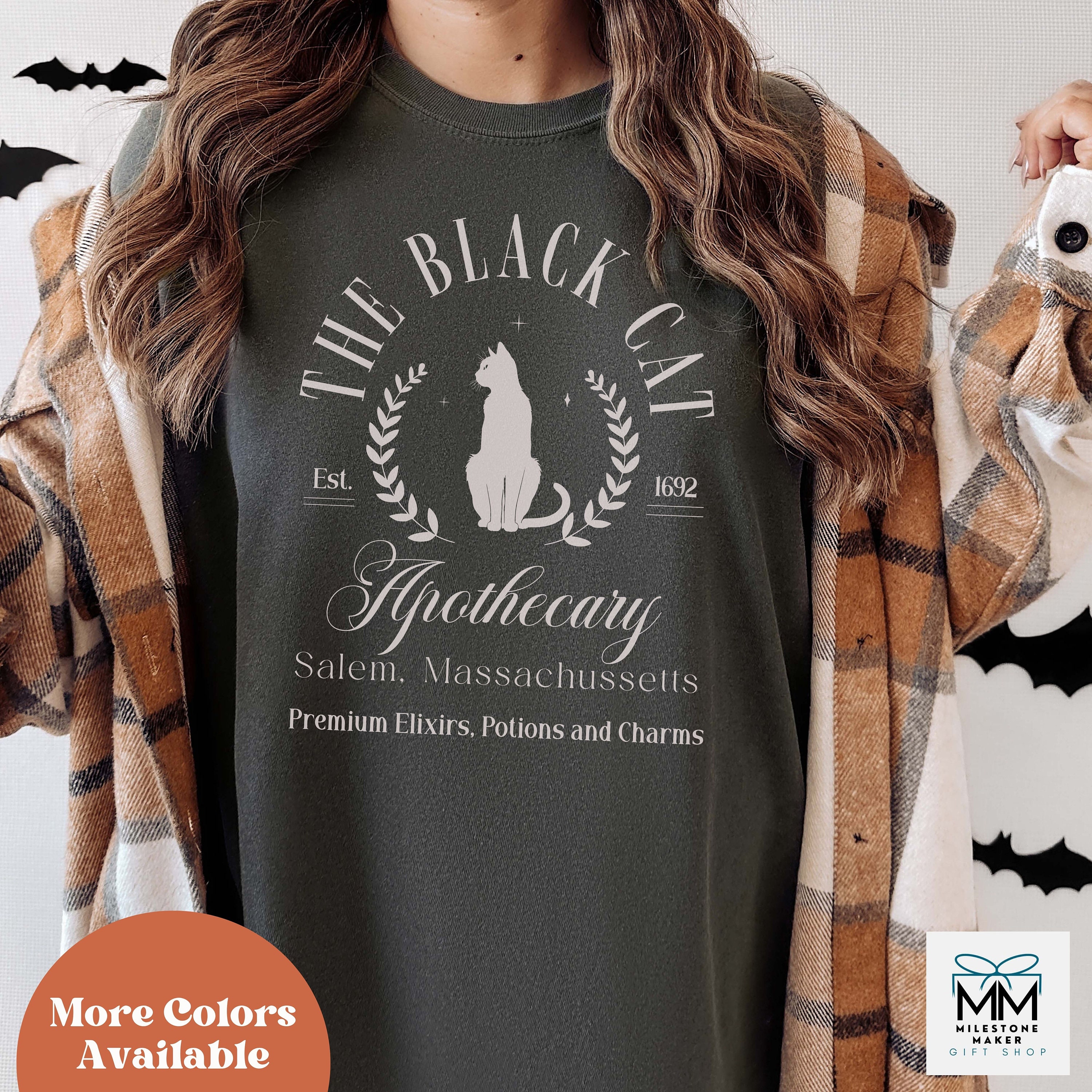 T-shirt Graphique Horreur Magique - Motif Sorcière/apothicaire - Marque Gildan - Tailles S à 5XL
