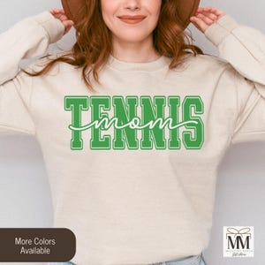 Tennis Mom Sweatshirt, Gift For Tennis Mom, Tennis Mama Birthday Gift, Mothers Day Gift From Tennis Player, Tennis Game Day Crewneck Sweater