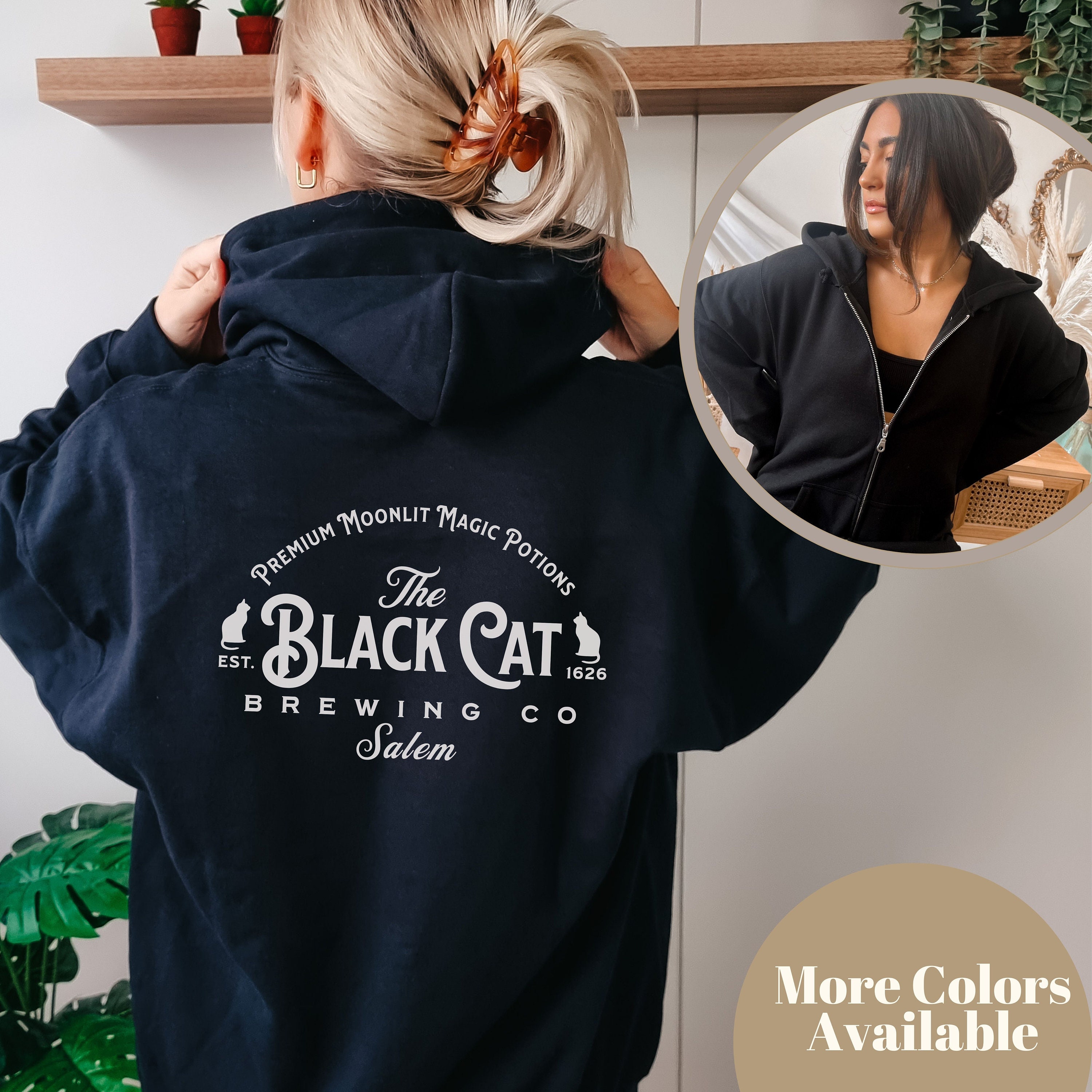Cat Zip up Sweater - Etsy