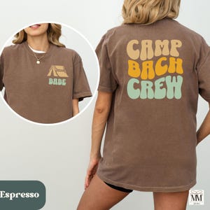 Custom Camp Bach T-shirts, Camping Bachelorette Comfort Color Tees, Cabin Bach Party Bridesmaid Shirts, Hiking Bachelorette Party Shirts