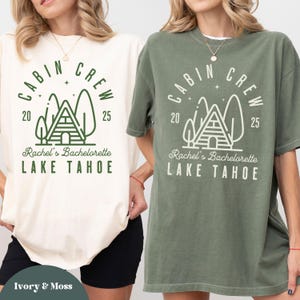 Custom Camp Bach T-shirts, Camping Bachelorette Comfort Color Tees, Cabin Bach Party Bridesmaid Shirts, Hiking Bachelorette Party Shirts