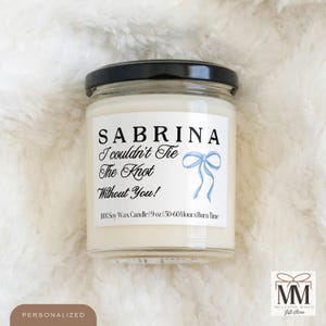 Bridesmaid Proposal Candle, Will You Be My Bridesmaid, Wedding Party Favours, Coquette Bridesmaid Gift, Maid Of Honor, Gift For Bridal Party