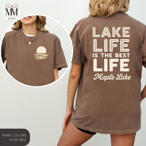Custom Lake Life Shirts, Lake Name Comfort Colors Tees, Lake House Gifts, Boating Life Shirt, Lake Vacation Shirt, Lake Vibes