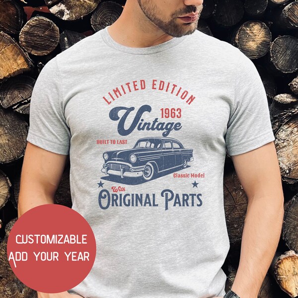 Sweatshirt "35e Anniversaire" Vintage 1989 Avec Voiture Classique - Cadeau Humoristique Pour Homme Ou Femme