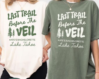 Custom Camp Bachelorette Party Shirt, Mountain Bride Tee Camp, Hiking Bridal Party Gift, Lake Themed Bach Party T-shirt, Girls Trip Shirts