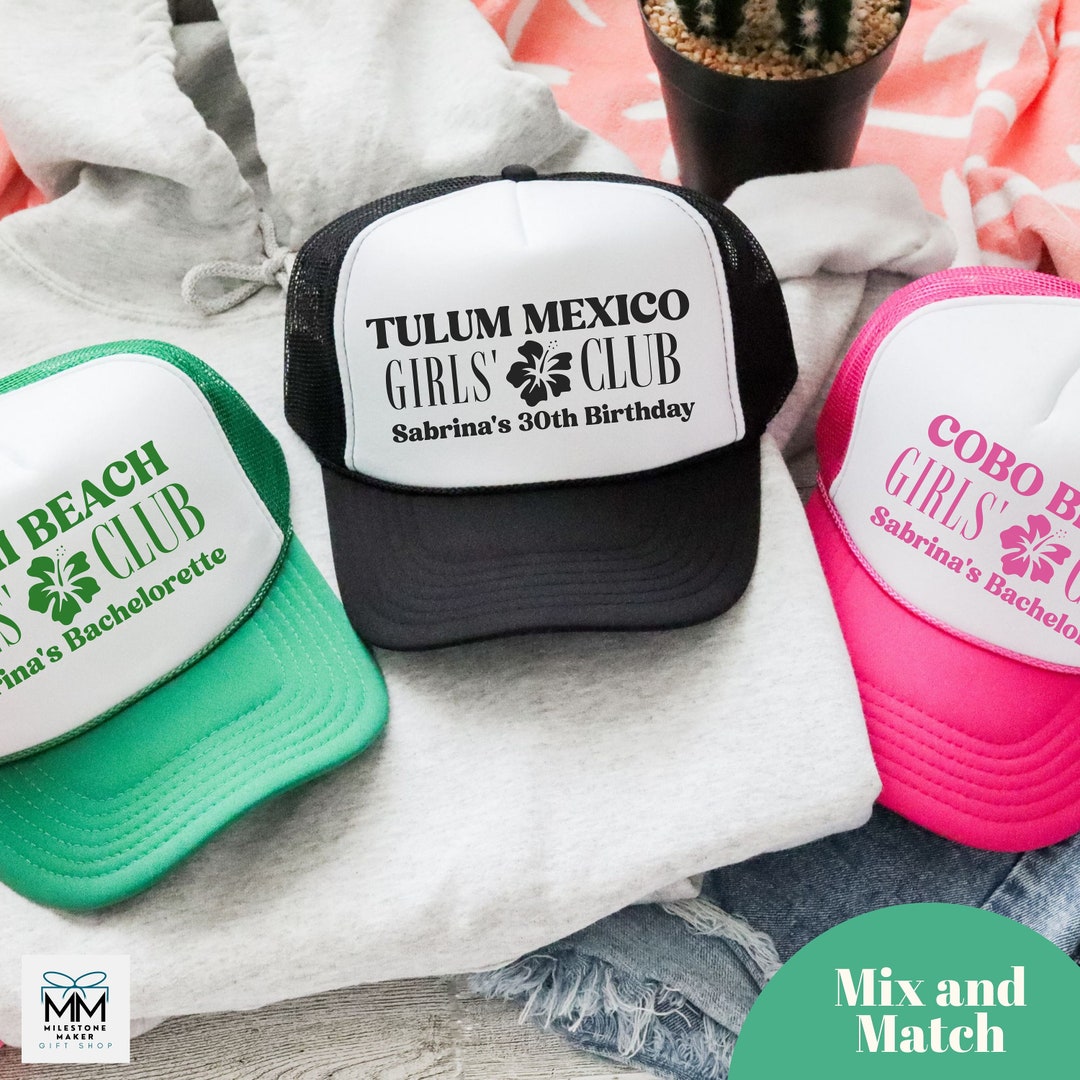 Gorras de camionero para despedidas de soltera en la playa, gorras