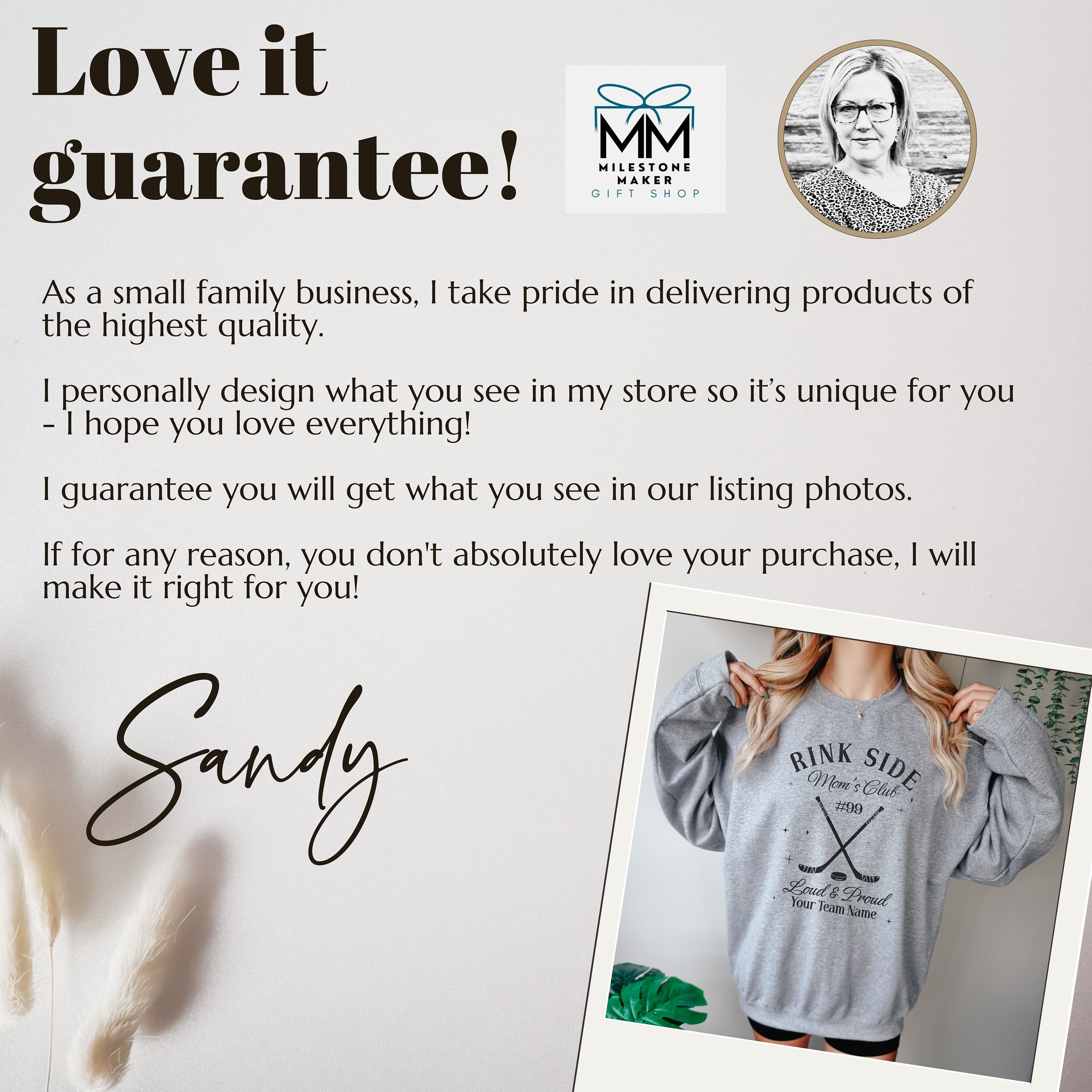 ARTECE Momsicle Sweatshirt - Hockey Mom Pullover Long Sleeve Crewneck | Comfortable Cotton Blend Grey Sweater