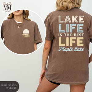 Custom Lake Life Shirts, Lake Name Comfort Colors Tees, Lake House Gifts, Boating Life Shirt, Lake Vacation Shirt, Lake Vibes