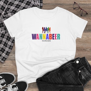 Wannabeer - The Spice Beers Shirt womens shirt The Spice Girls Wannabe Top Girls Shirt Brewery Shirt