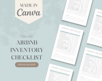 Airbnb Master Shopping Checklist | Inventory List | Shopping List for Short Term Rental | Everything You Need to Get Started on Your Rental
