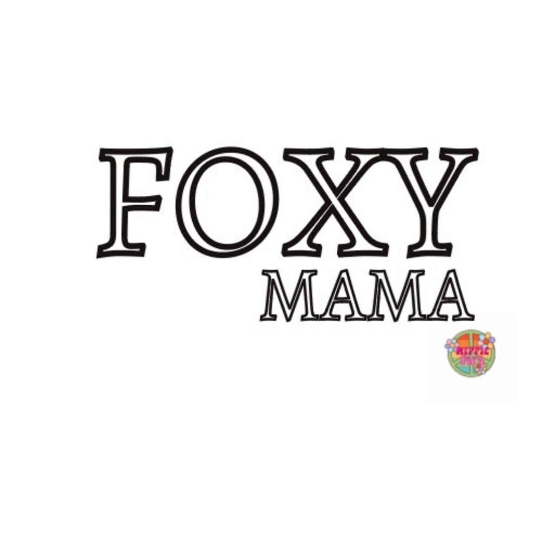 Foxy Mama Digital Design for Sublimation PNG File JPEG File Etsy