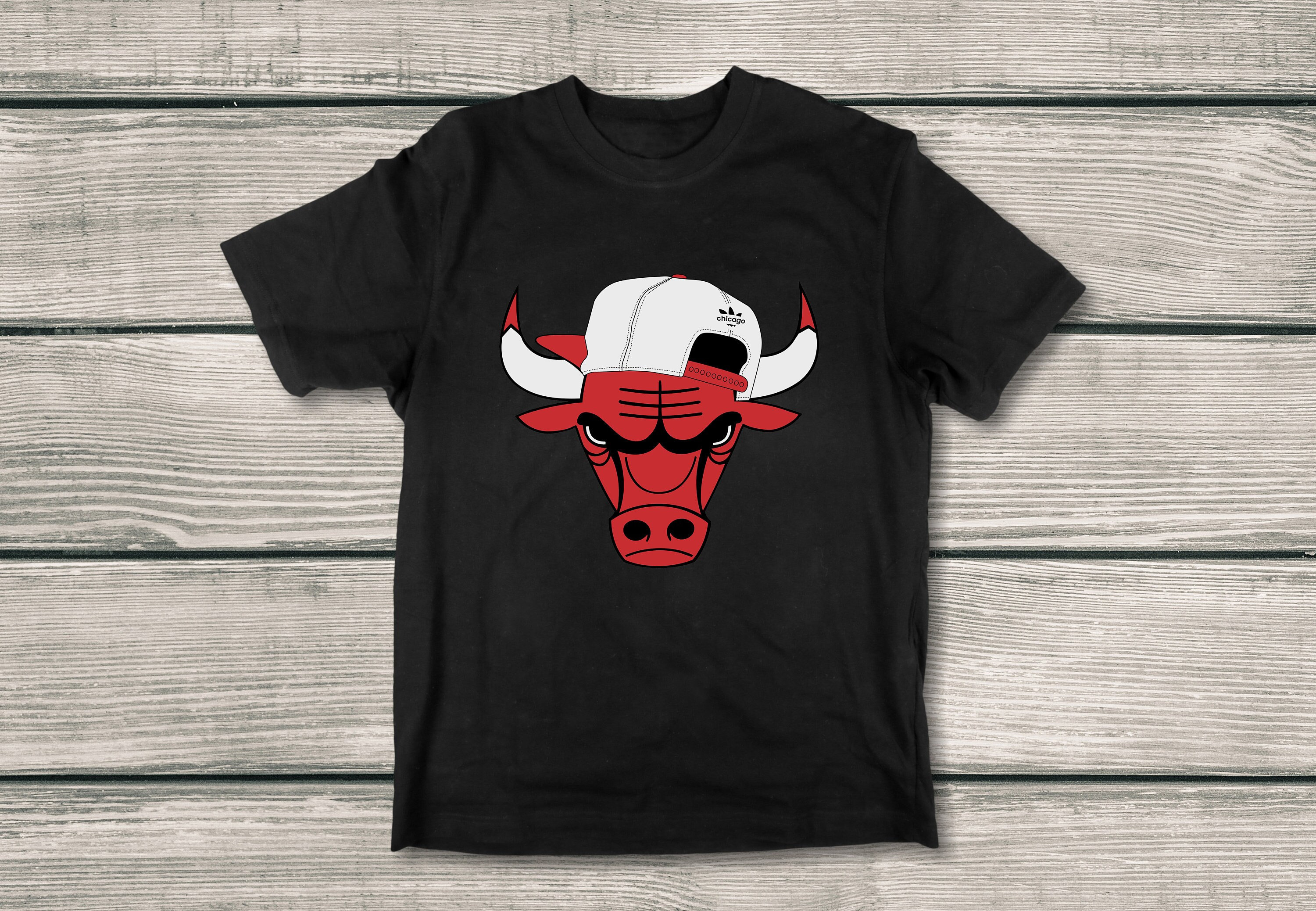 Camiseta Bulls De Para Hombre Mujer