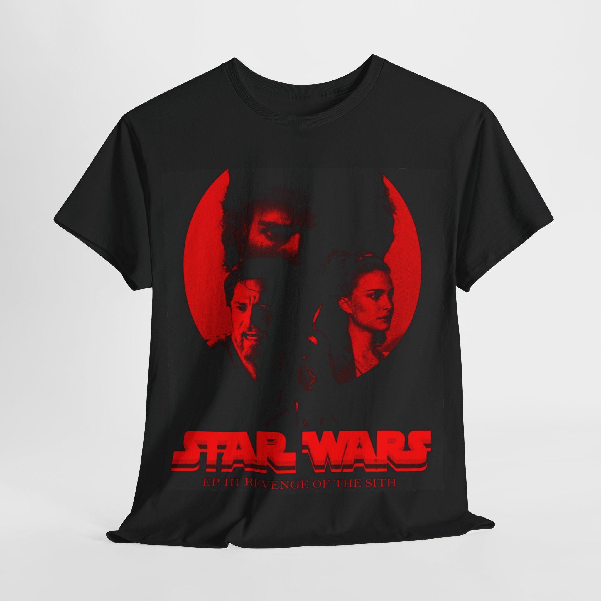 Tee-shirt rétro La Revanche des Sith 20e Star Wars, affiche Dark Vador, tee-shirt Anakin Skywalker, épisode III, cadeaux pour elle, cadeaux pour lui