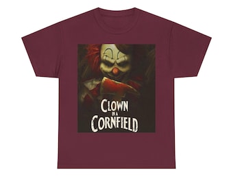 Clown in a Cornfield Horror Movie Shirt, Unisex, Horror Movie Lovers, Horror T-Shirt, Halloween Gifts for Her, For him