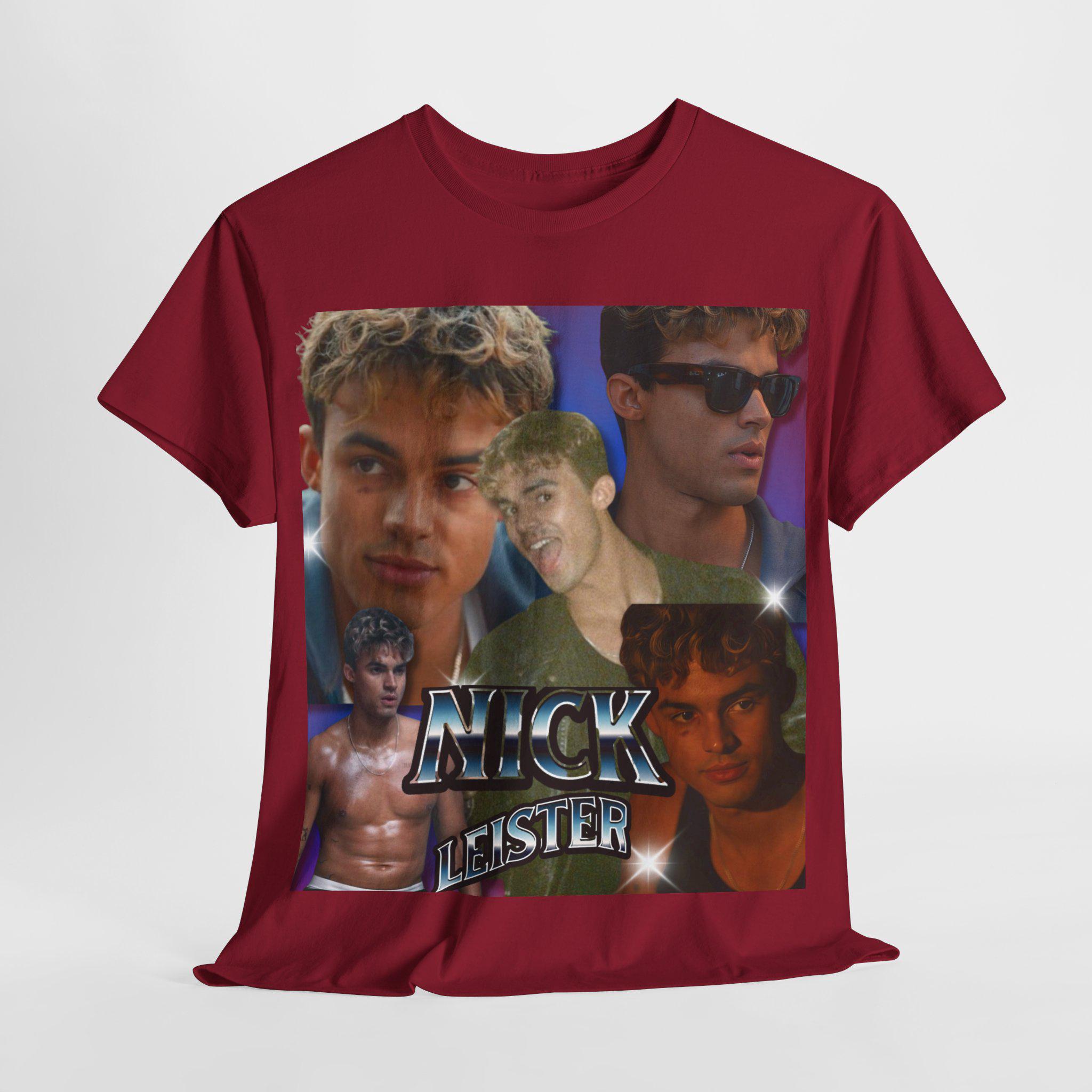 Cotton Nick Leister Unisex Tee - Soft Graphic Print T-shirt