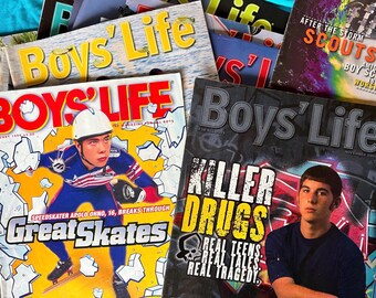 Vintage Boy's Life Magazine – 1990s-2000s Issue, Ephemera for Collage